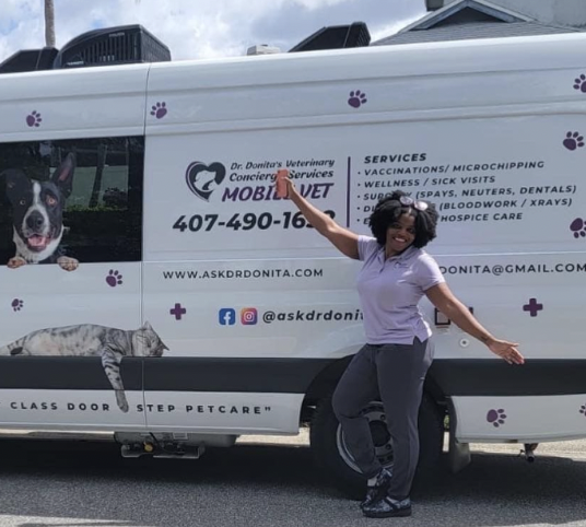 Dr. Donita's Mobile Veterinary Service - Professional mobile vet unit